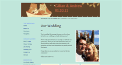 Desktop Screenshot of gilliandrew.lovedup.org.uk